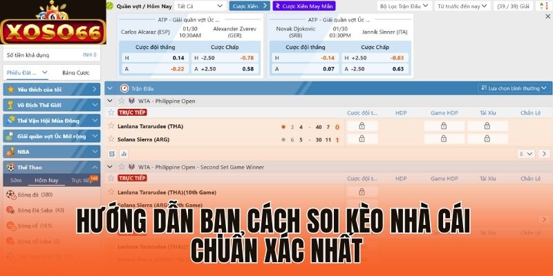 Hướng dẫn bạn cách soi kèo nhà cái chuẩn xác nhất